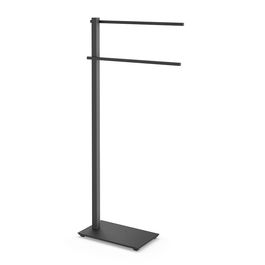 Zack Toallero Doble De Pié Negro Carvo H80 x W15 x D39 cm